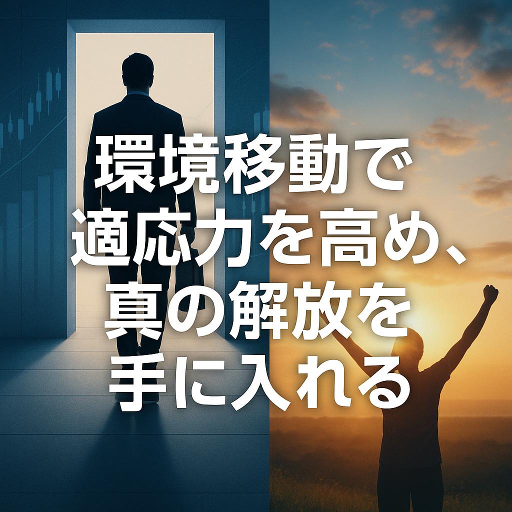 環境移動で適応力を高め、真の解放を手に入れる