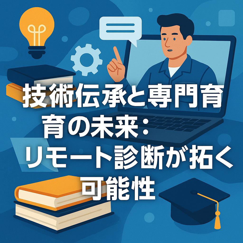 技術伝承と専門教育の未来：リモート診断が拓く可能性