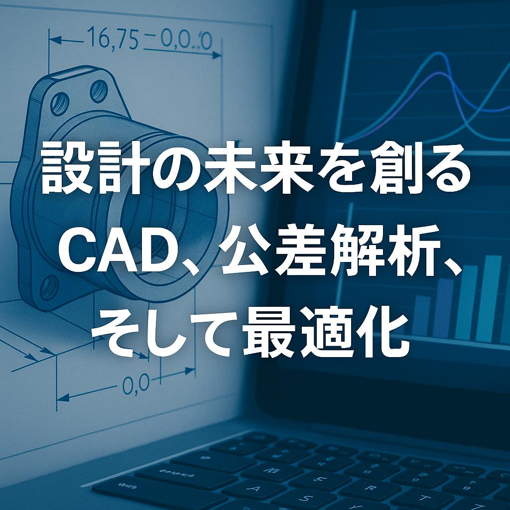 設計の未来を創る：CAD、公差解析、そして最適化