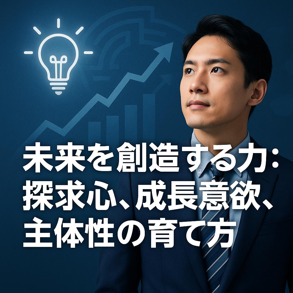 未来を創造する力：探求心、成長意欲、主体性の育て方