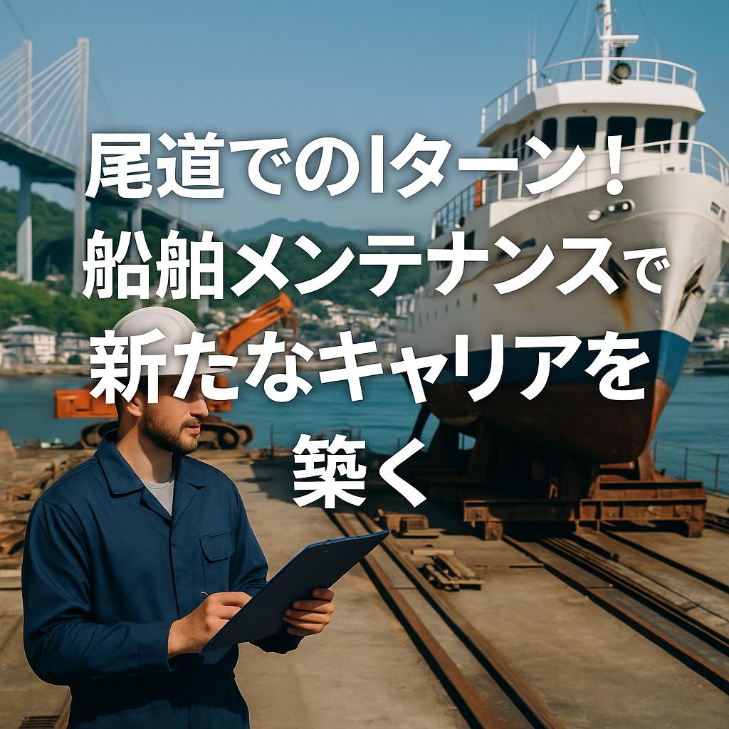 尾道でのIターン!船舶メンテナンスで新たなキャリアを築く