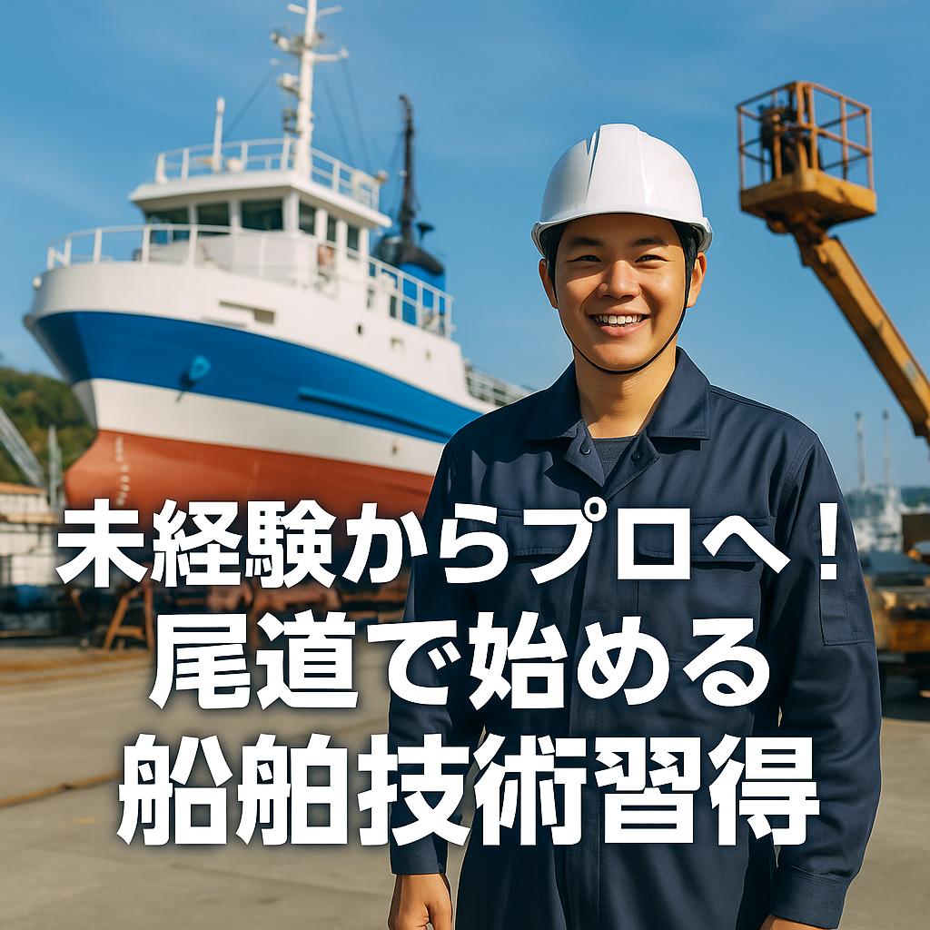 未経験からプロへ！尾道で始める船舶技術習得